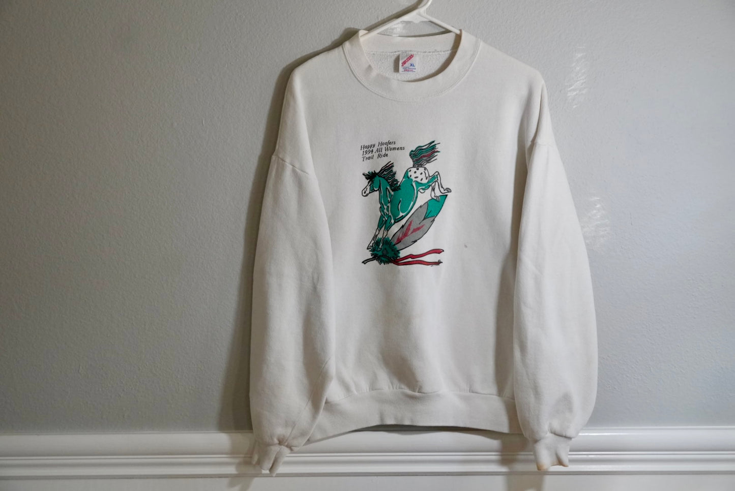 Jerzees Horse Crewneck Women XL