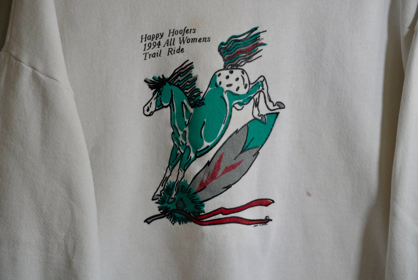 Jerzees Horse Crewneck Women XL
